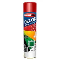 Tinta Spray Decor Multi Uso Vermelho COLORGIN