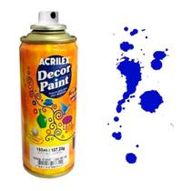Tinta Spray Decor Paint Acrilex 150 ml Azul - 10150-521