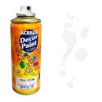 Tinta Spray Decor Paint Acrilex 150 ml Branco - 10150-519