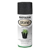 Tinta Spray Efeito Pedra Stone Cor Preto Rust Oleum Tinta Spray Efeito Pedra Stone Cor Preto Rust Oleum