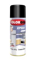Tinta Spray Epoxy para Pintura de Eletrodomésticos Preto 350ml Colorgin