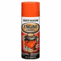Tinta Spray Esmalte Brilhante Motor Alta Temperatura 260c Rust Oleum