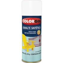 Tinta Spray Esmalte Sintético 350ml Branco Fosco - 747 - COLORGIN