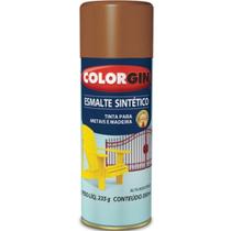 Tinta Spray Esmalte Sintético 350ml Marrom - 731 - COLORGIN