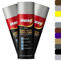 Tinta Spray Esmalte Sintético Direto na Ferrugem 250G Maza