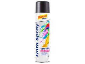 Tinta Spray Grafite Metálico Uso Geral Mundial Prime 400ml Melhor Rendimento Secagem