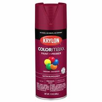 Tinta spray Krylon ColorMaxx Satin Burgundy 355 ml (pacote com 1) Tinta spray Krylon ColorMaxx Satin Burgundy 355 ml (pacote com 1)