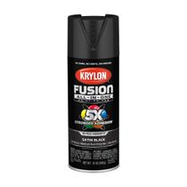Tinta spray Krylon Fusion All-In-One 340 ml preta