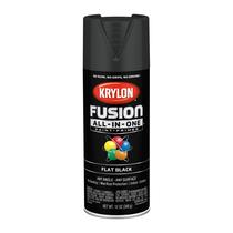 Tinta spray Krylon Fusion All-In-One Adesivo 355 ml preto
