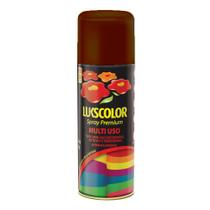 Tinta Spray Lukscolor Multiuso Marrom Bril 350ml
