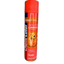 Tinta Spray Luminosa Secagem Rápida Chemicolor 400ml Laranja