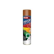 Tinta Spray Marrom Barro 360ml 8671 Decor Colorgin com 6 Unid