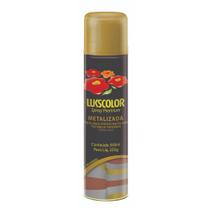 Tinta Spray Metal Premium Lukscolor Dourado 350ml