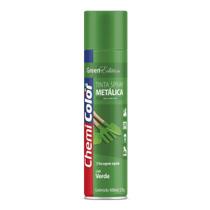 Tinta Spray Metálica 400ml 235g Verde Chemicolor