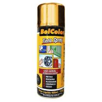 Tinta Spray Metálica Ouro 400ml Beltools