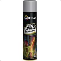 Tinta Spray Metalica Prata Uso Geral Radcolor 400ml RC2119 Tinta Spray Metalica Prata Uso Geral Radcolor 400ml RC2119