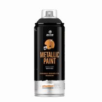 Tinta Spray Metálica Preto 400ml PRO MTN Tinta Spray Metálica Preto 400ml PRO MTN