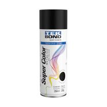 Tinta spray metalico preto tek bond - TEKBOND