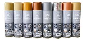 Tinta Spray Metálicos Colorart 300ml Artesanato Várias Cores