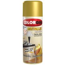 Tinta Spray Metallik Ouro 350ml - 052 - COLORGIN