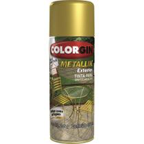 Tinta Spray Metallik Ouro 350ml - Colorgin