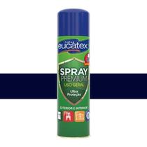 Tinta Spray Multiuso Azul Escuro 400ml Eucatex Tinta Spray Multiuso Azul Escuro 400ml Eucatex
