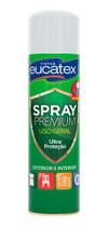 Tinta Spray Multiuso Branco Fosco 400ml Uso Geral - Eucatex