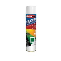 Tinta Spray Multiuso Branco Fosco Decor Colorgin