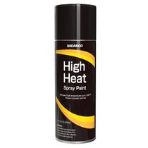 Tinta spray NADAMOO High Heat para fogão de churrasco de metal preta