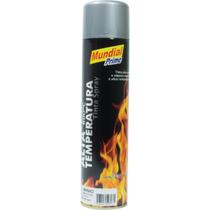 Tinta Spray P/ Alta Temperatura Aluminio 400ml Mundial Prime