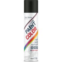 Tinta SPRAY Paintcolor 400ML Preto Brilhan