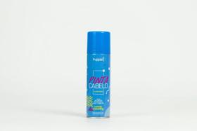 Tinta Spray para Cabelo Carnaval Azul 120ml - 01 unid - Popper Tinta Spray para Cabelo Carnaval Azul 120ml - 01 unid - Popper