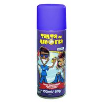 Tinta Spray Para Cabelo Lavável Roxo 150ml Tinta da Alegria Tinta Spray Para Cabelo Lavável Roxo 150ml Tinta da Alegria