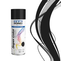 Tinta spray para uso geral 350 ml - Super color Tekbdond (Preto Brilhante) Tinta spray para uso geral 350 ml - Super color Tekbdond (Preto Brilhante)