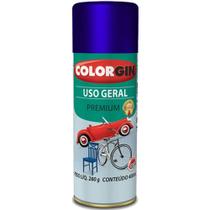 Tinta Spray para Uso Geral Premium 400ml Azul Colonial - 55071 - COLORGIN