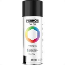 Tinta Spray Perkon Uso Geral Preto Semi Brilho 300Ml 7208