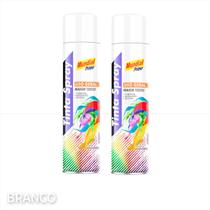 Tinta Spray Pinturas Geral Artesanato Decorações 400ml Kit 2 - mundial prime