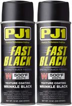Tinta Spray PJ1 Wrinkle Black 624 ml, Kit com 2 Tinta Spray PJ1 Wrinkle Black 624 ml, Kit com 2