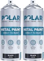 Tinta spray Polar Specialist Coatings Satin Black 400mL