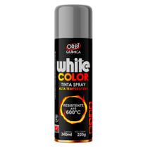 Tinta Spray Prata Alta Temperatura P/ Roda Escapamento Motor