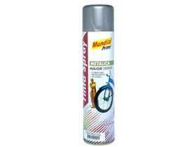 Tinta Spray Prata Metalico 400ml Mundial Prime