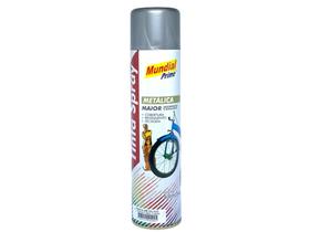 Tinta Spray Prata Metalico 400ml Mundial Prime
