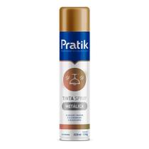 Tinta Spray Pratik Metálica Bronze 400ml