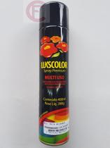 Tinta Spray Premium Lukscolor Preto Brilho 400 Ml