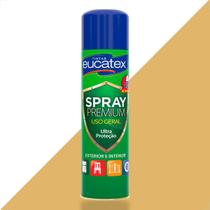 Tinta spray premium multi uso eucatex dourado 400ml