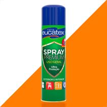 Tinta spray premium multi uso eucatex laranja 400ml