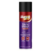 Tinta Spray Premium Preto Fosco 400ml Maza