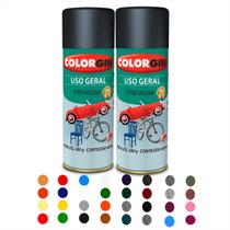 Tinta Spray Premium Uso Geral Alto Rendimento 400ml Kit C/2