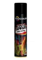 Tinta spray preto brilhante radcolor 400ml