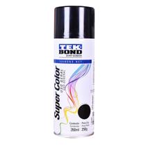 Tinta Spray Preto Brilhante Uso Geral 350ml Tek Bond